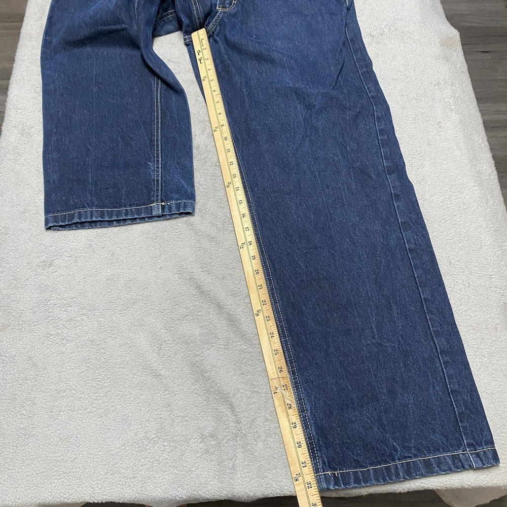 South Pole Jeans Mens 32x32 Blue Baggy Denim Y2K Skate‎ Grunge - Picture 7 of 11